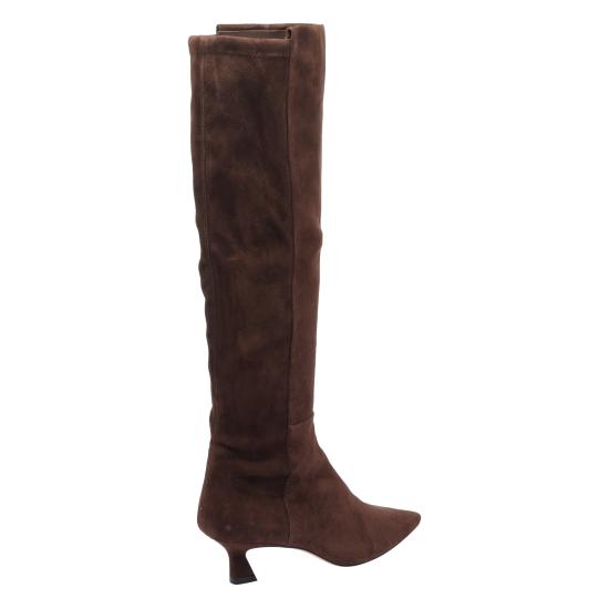 25FW 스튜어트 와이츠먼 부츠 SM443 VINNIE BOOT 50 SSHWAL Brown - STUART WEITZMAN