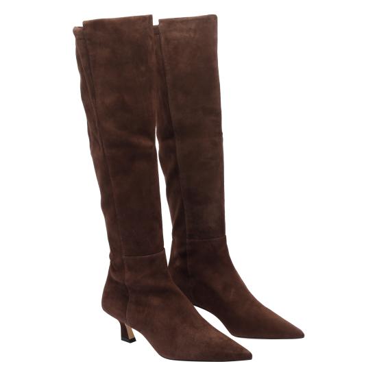 25FW 스튜어트 와이츠먼 부츠 SM443 VINNIE BOOT 50 SSHWAL Brown - STUART WEITZMAN