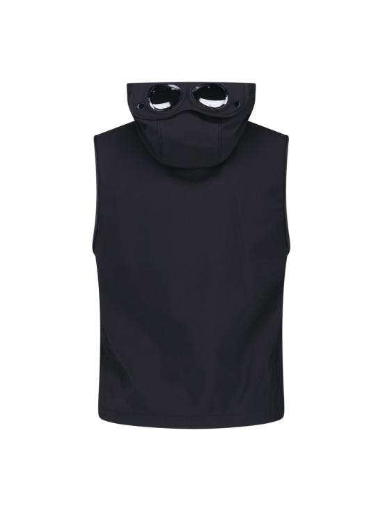 25FW 씨피 컴퍼니 쉘-R 고글 질레  19CMVE005A006097A 999 Black - C.P. COMPANY