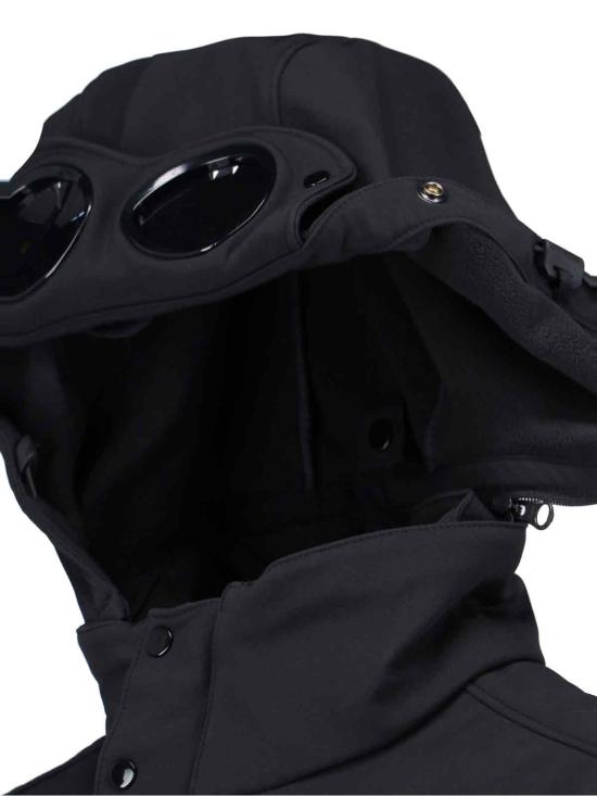 25FW 씨피 컴퍼니 쉘-R 고글 질레  19CMVE005A006097A 999 Black - C.P. COMPANY