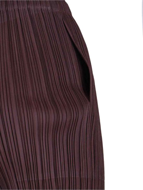 25FW 플리츠플리즈 스트레이트 팬츠 PP58JF115 47 Brown - PLEATS PLEASE