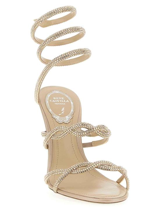  르네 카오빌라 샌들 C12542105R001V104 Beige - RENE CAOVILLA