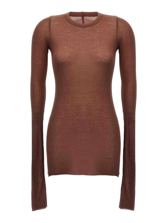  릭 오웬스 긴팔 티셔츠 RP02E4202RC13 Nude Neutrals