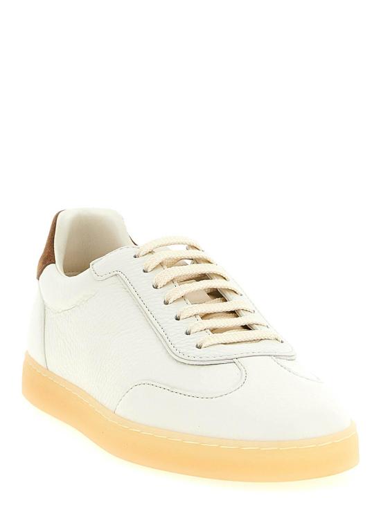  브루넬로 쿠치넬리 스니커즈 MZUKSGJ336CZX01 White - BRUNELLO CUCINELLI