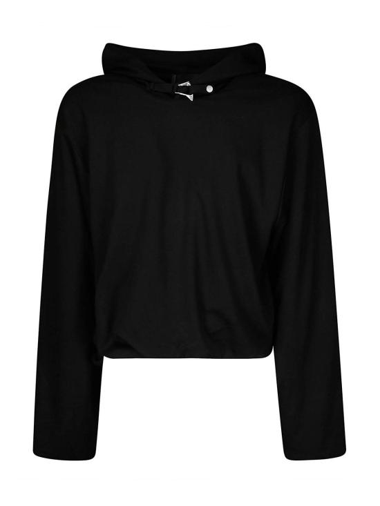 25FW 엘리엇에밀 후드 티셔츠 PRESS25M08073BLK01 Black