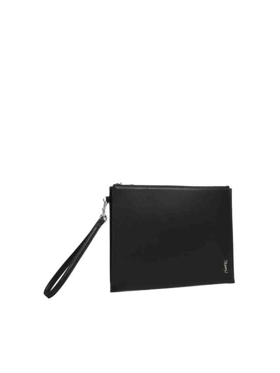 25SS 생로랑 카산드라 지퍼 태블릿 홀더 6838271JB0E1000 Black - SAINT LAURENT