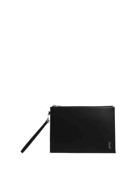 25SS 생로랑 카산드라 지퍼 태블릿 홀더 6838271JB0E1000 Black