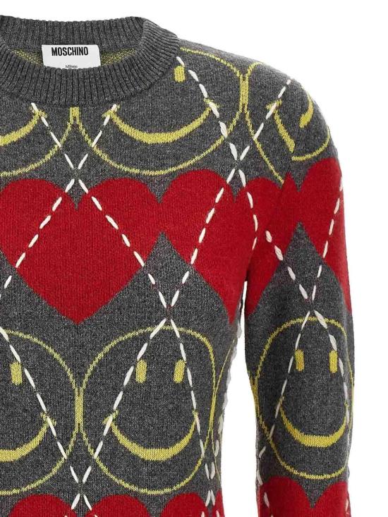 25FW 모스키노 미디 스커트 048655021506 Multicolour - MOSCHINO