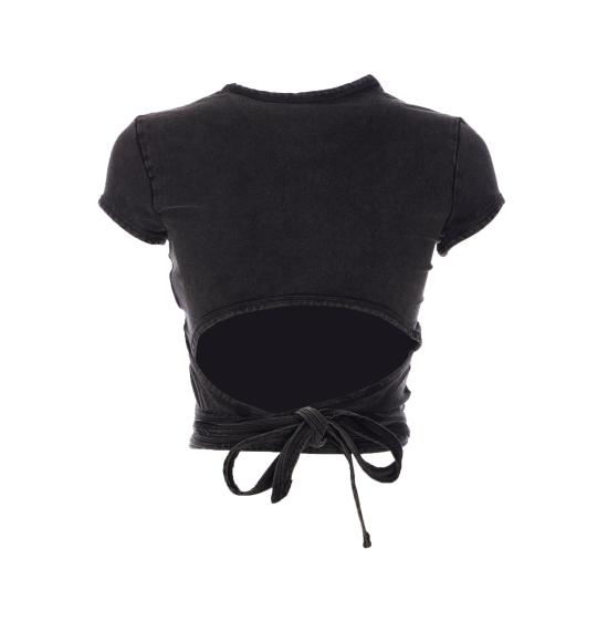 25FW 디젤 반팔 티셔츠 A19520 0KIBY02A Grey - DIESEL