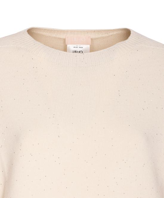 25FW 리우조 스웨터 MF5483MA27R W9167 White - LIU JO