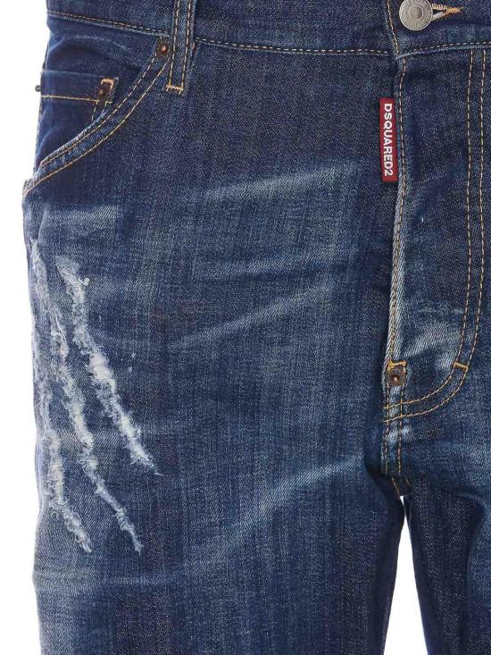 25FW 디스퀘어드2 스트레이트 팬츠 S74LB1559S30342470 Blue - DSQUARED2