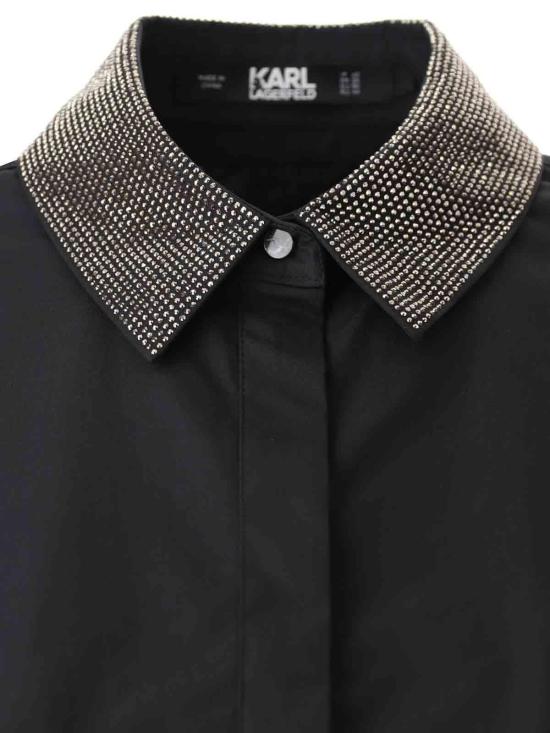  칼라거펠트 셔츠 236W1605999 Black - KARL LAGERFELD