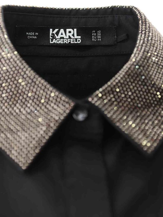  칼라거펠트 셔츠 236W1605999 Black - KARL LAGERFELD