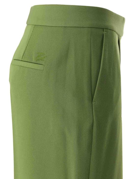  칼라거펠트 스트레이트 팬츠 236W1001476 Green - KARL LAGERFELD