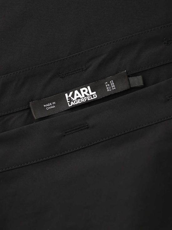  칼라거펠트 미디 원피스 241W1302999 Black - KARL LAGERFELD