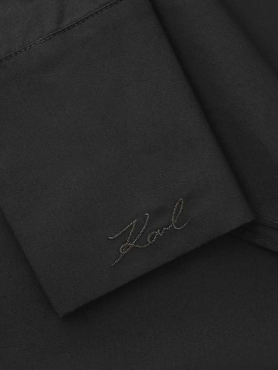  칼라거펠트 미디 원피스 241W1302999 Black - KARL LAGERFELD