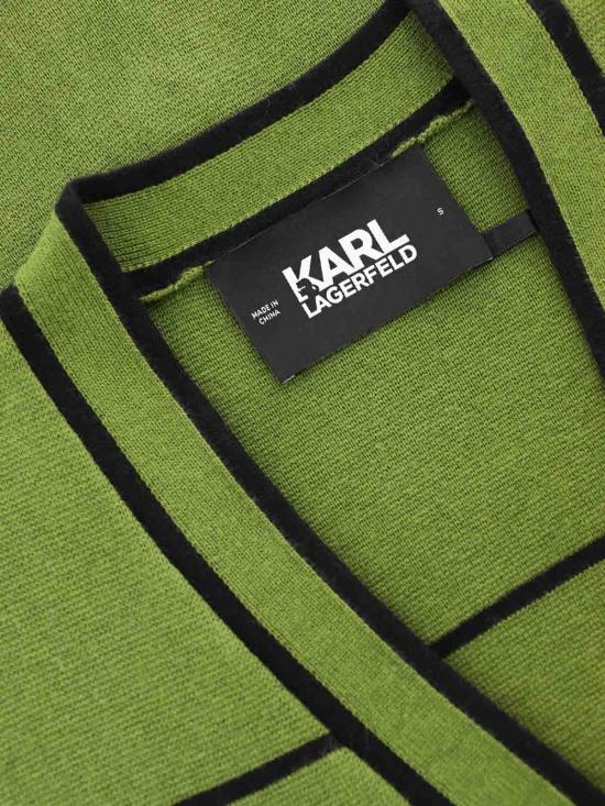  칼라거펠트 가디건 221W2003477 Green - KARL LAGERFELD
