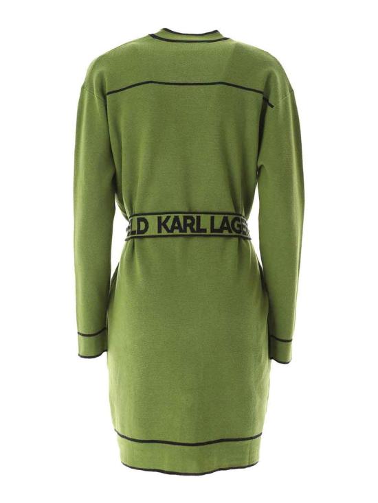  칼라거펠트 가디건 221W2003477 Green - KARL LAGERFELD
