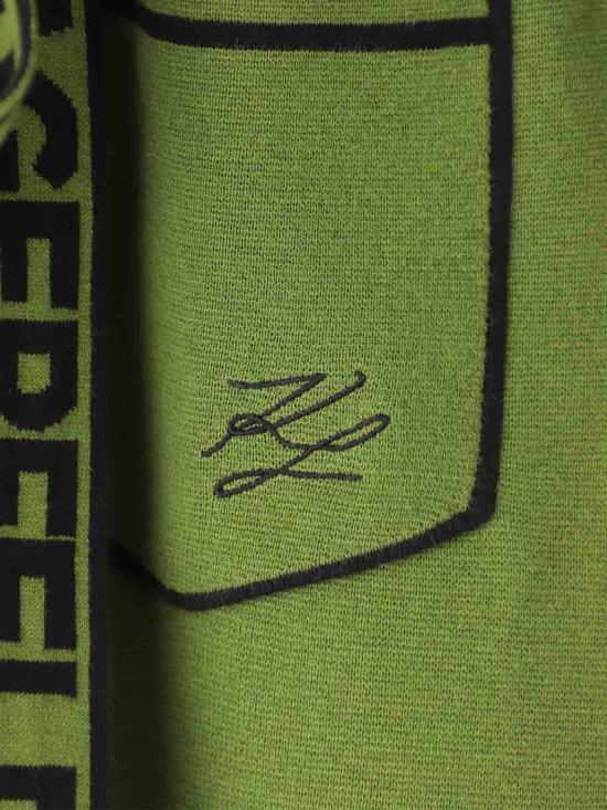  칼라거펠트 가디건 221W2003477 Green - KARL LAGERFELD