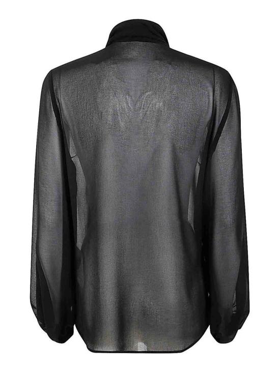 25FW 파로쉬 블라우스 D313050POLIDORI24W013 Black - PAROSH