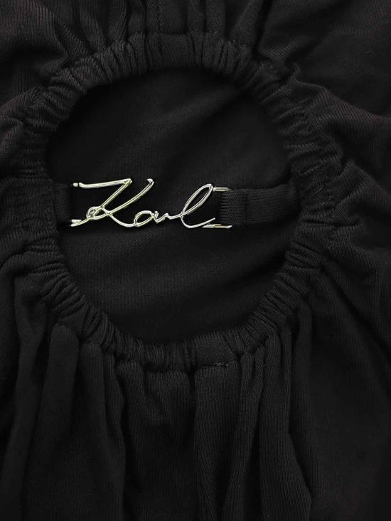  칼라거펠트 롱 원피스 241W2200999 Black - KARL LAGERFELD