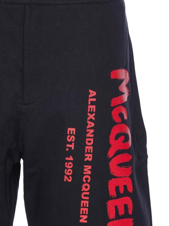  알렉산더 맥퀸 숏팬츠 688717QTAAB0509 Black - ALEXANDER MCQUEEN