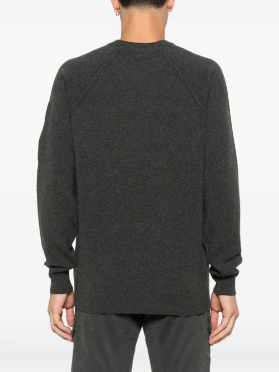 25FW 씨피 컴퍼니 램스울 크루넥 스웨터 19CMKN040A 110149A 978 Dark shadow - C.P. COMPANY