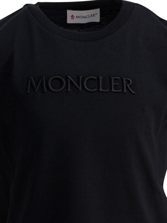 25FW [키즈] 몽클레어 티셔츠 8C00016 K89AT9999 Black - MONCLER