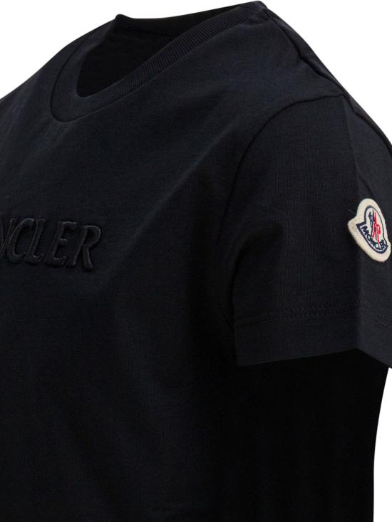 25FW [키즈] 몽클레어 티셔츠 8C00016 K89AT9999 Black - MONCLER
