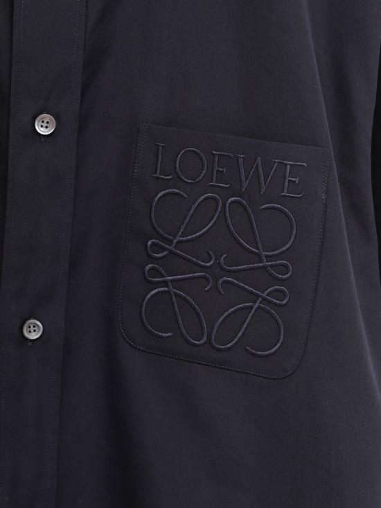 25FW 로에베 긴팔 셔츠 H526Y05WDX9602 DARK NAVY DOM - LOEWE
