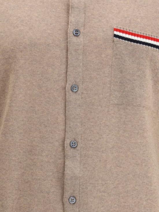 25FW 톰브라운 가디건 MKL007AY1051 216 Beige - THOM BROWNE