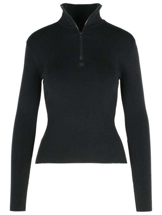 25FW 쿠레쥬 터틀넥 325MPU247FI00719999 Black