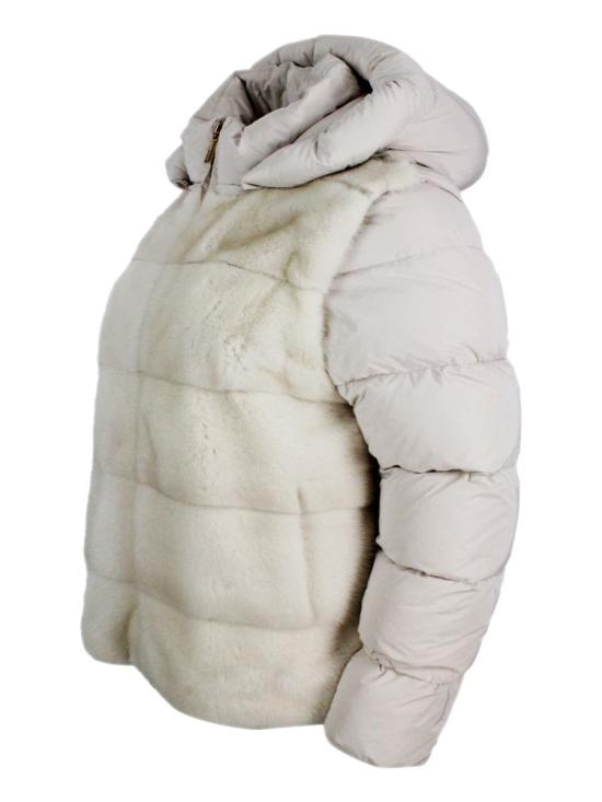 25FW 무레르 숏패딩 MORZINE VSO0033 Grey - MOORER