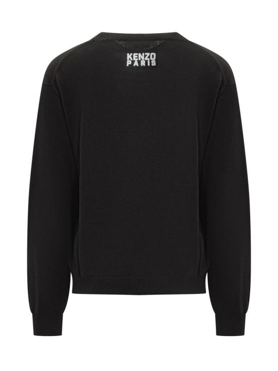 25FW 겐조 스웨터 FF65PU7503LI 99J Black - KENZO