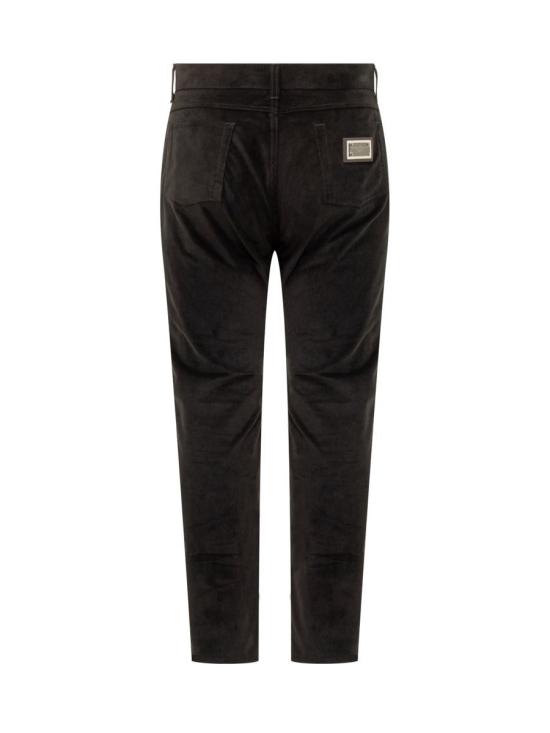 25FW 돌체앤가바나 스트레이트 팬츠 GYJCCTGJ589 N0000 Black - DOLCE & GABBANA