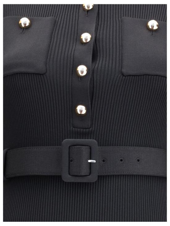 25FW 셀프 포트레이트 롱 원피스 AW25007XB BLACK Black - SELF PORTRAIT