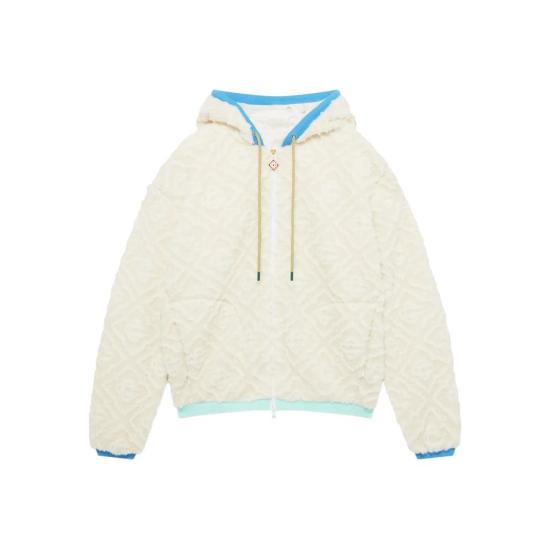 25FW 카사블랑카 스웨터 JTP 373 01 MONOG WHITE