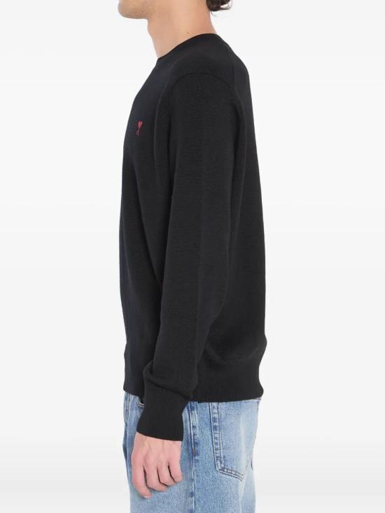 25FW 아미 ADC 크루넥 스웨터 HKS826001 009 NOIR ROUGE