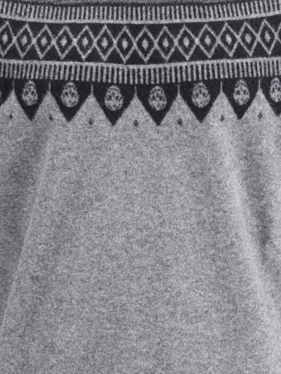 25FW 알렉산더 맥퀸 스웨터 839663Q1BD5 1363 GREY - ALEXANDER MCQUEEN