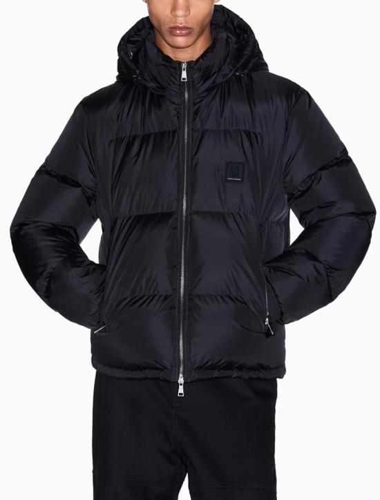 25FW 알마니 숏패딩 XM000348AF12286UC001 Black - ARMANI