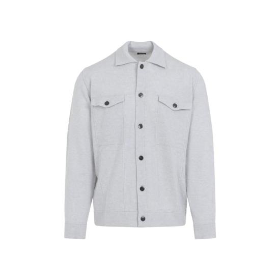 25FW 키톤 데님 자켓 UMK077903000 GREY