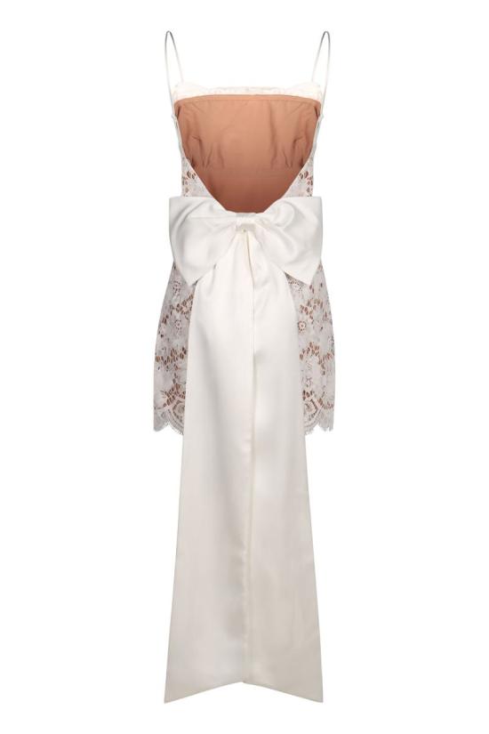 25FW 셀프 포트레이트 숏 원피스 AW25201SW WHITE - SELF PORTRAIT