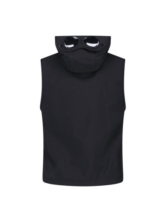 25FW 씨피 컴퍼니 쉘-R 고글 질레  19CMVE005A006097A999 Black - C.P. COMPANY