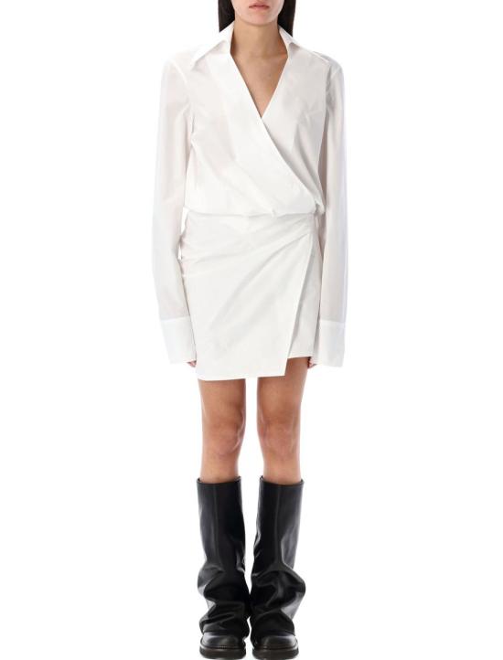 25SS 디 아티코 숏 원피스 25P250WCA00394CCC052 001 WHITE