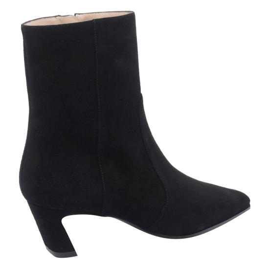 25FW 스튜어트 와이츠먼 부츠 SM498 STASSI ZIP BOOTIE 50SUEBLK Black - STUART WEITZMAN
