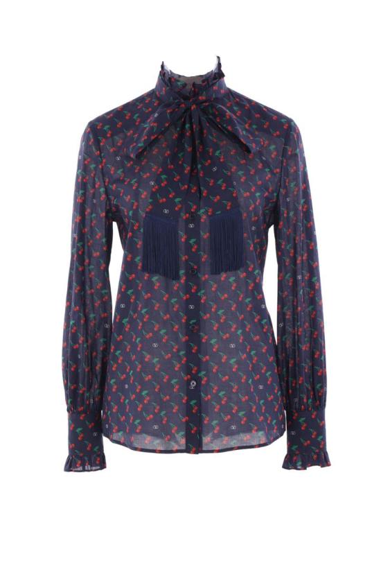 25FW 발렌티노 가라바니 셔츠 7B3AB7T69M8AK3 NAVY CHERRY