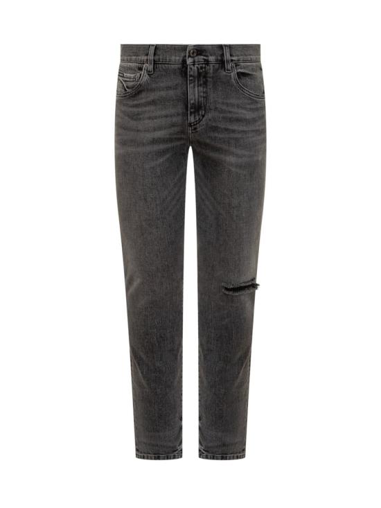 25FW 돌체앤가바나 스트레이트 팬츠 GY07LDG8NL3 S9001 Black