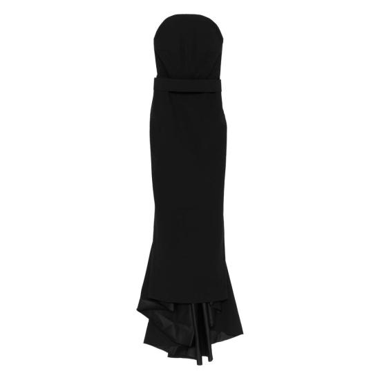 25FW 솔러스런던 롱 원피스 OS45015 BLACK Black