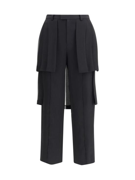 25FW 언더커버 스트레이트 팬츠 UP2E1506 BLACK Black