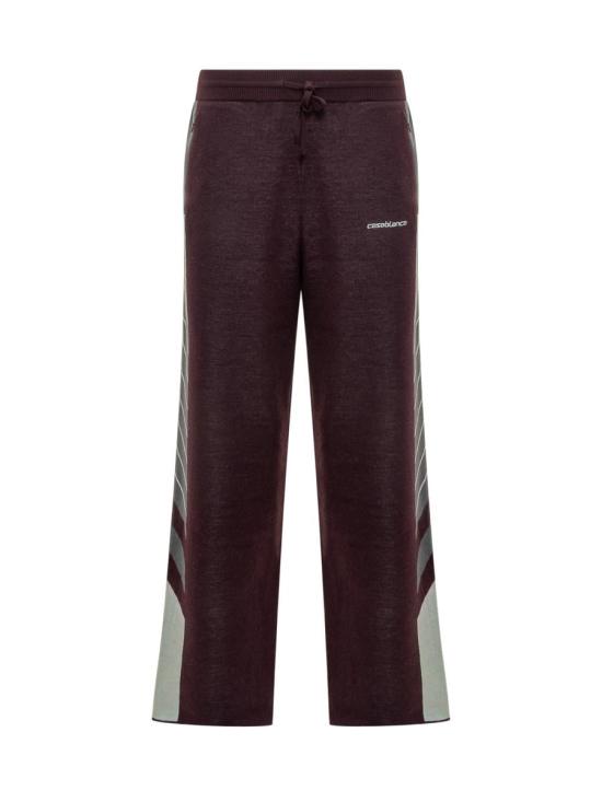 25FW 카사블랑카 숏팬츠 MAW25KW110201 AUBERGINE RED